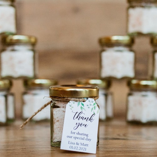 Mini Bath Salt Bridal Shower Favors Set of 10 Etsy