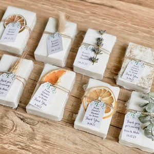 Essential Oil Soap Bridal Shower Soap Favors for Guests