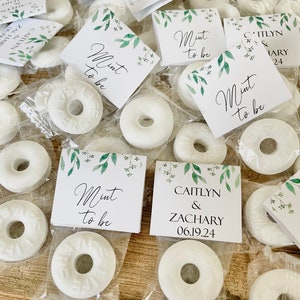 Mint to Be Wedding Favors for Guests Bulk