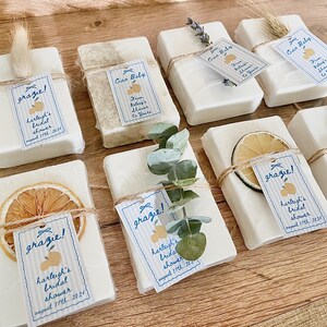 handmade soap bar favors for guests in bulk