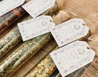 Personalized Tea Wedding Favors, Love is Brewing Bridal Tea