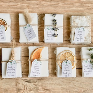 Essential Oil Soap Bridal Shower Soap Favors for Guests image 3