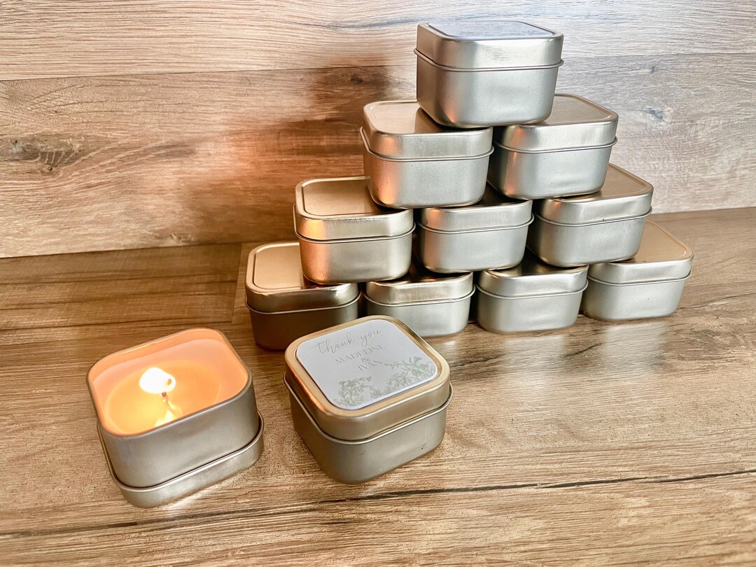 Wedding Candle Favor - Bulk Personalized Favors for Guests - Etsy