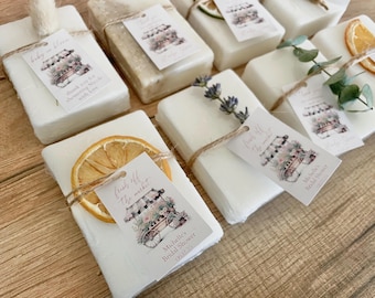 Fresh Off The Market Bridal Shower - Personalized Handmade Soap Favors