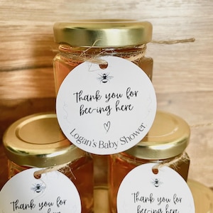Mini Honey Jar Wedding Favors - Bridal Shower Favors for Guests - Personalized Wedding Favors