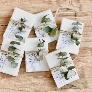Eucalyptus Greenery Bridal Shower Wedding Soap Favors image 5