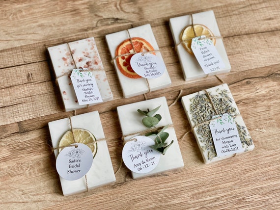 Goat Milk Soap Shower Favors Set of 12