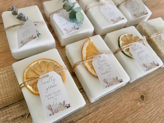 Fresh Off the Market Bridal Shower - Personalized Farmers Market Soap Favors