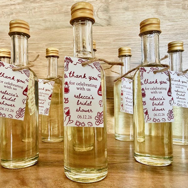 That’s Amore Olive Oil Wedding Favors, Italian Bridal Shower Favors