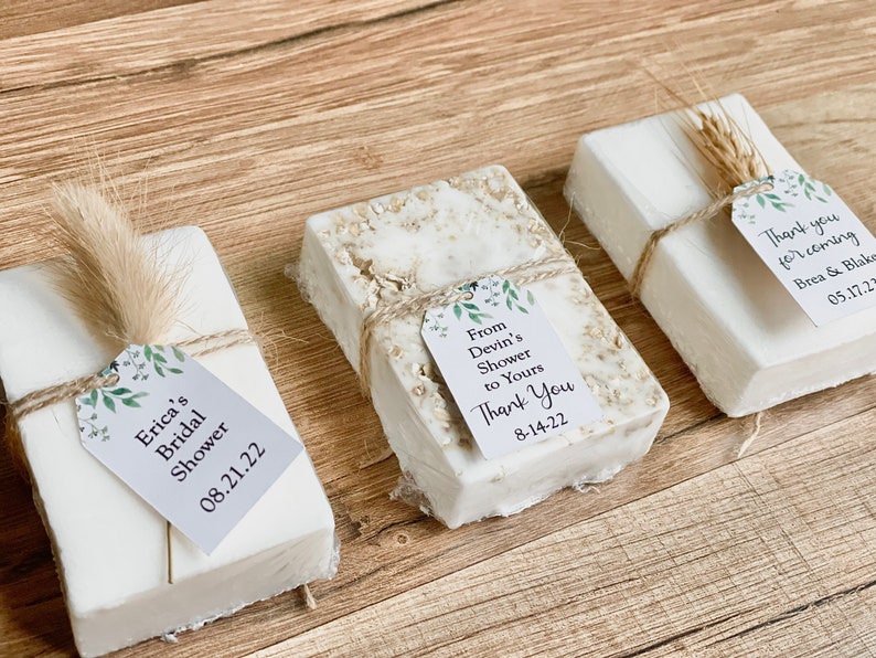 Essential Oil Soap Bridal Shower Soap Favors for Guests image 5