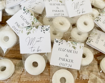 Mint to Be Wedding Favors for Guests Bulk