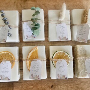 “fresh off the market” theme personalized bridal shower favors