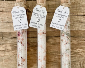 Bridal Shower Wedding Bath Salt Favors