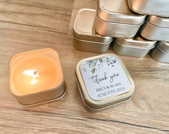 Wedding Candle Favor - Bulk Personalized Favors for Guests