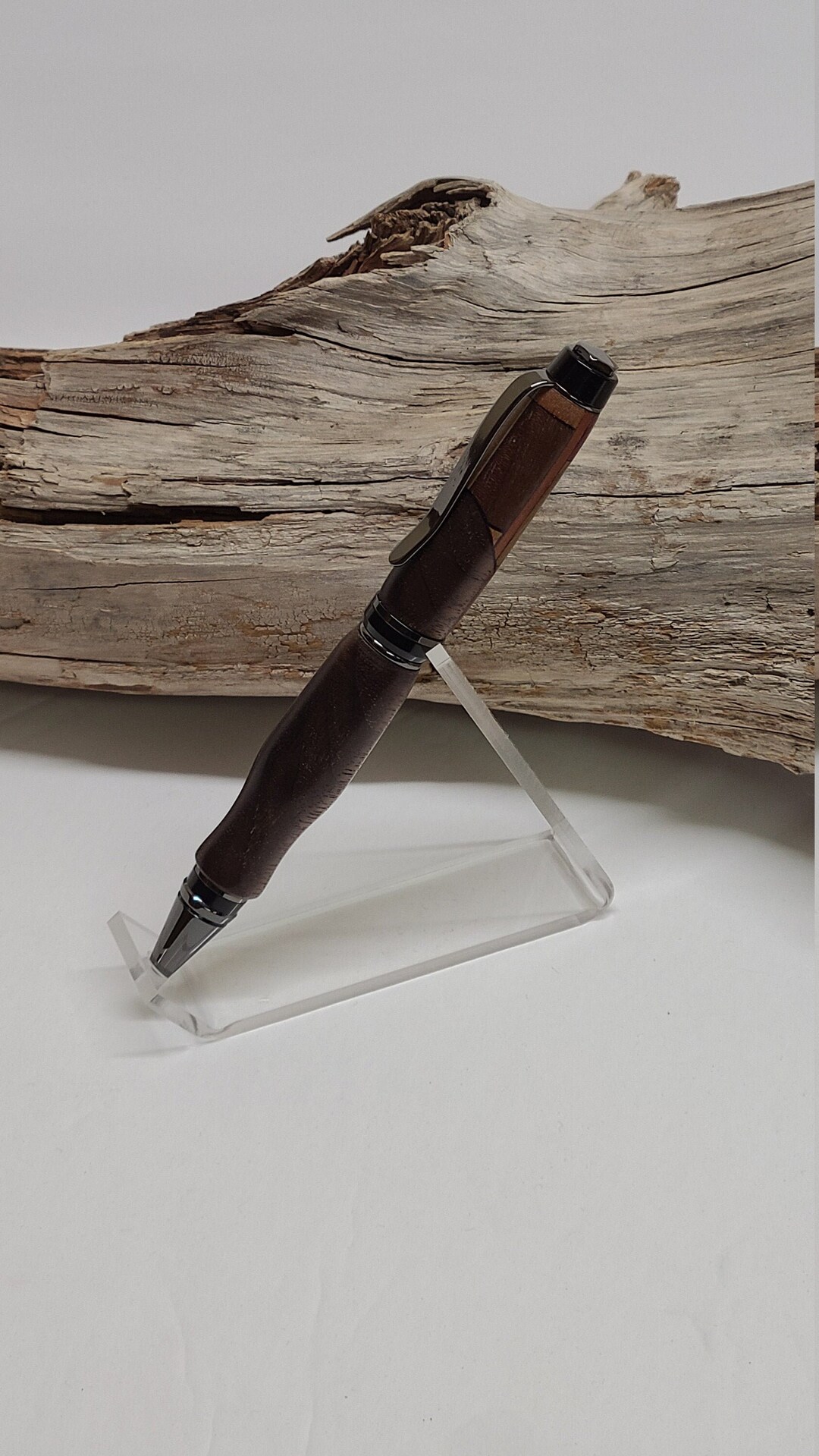 Wood Pen Walnut Segmented Cherry Zebrawood Purple Heart Etsy