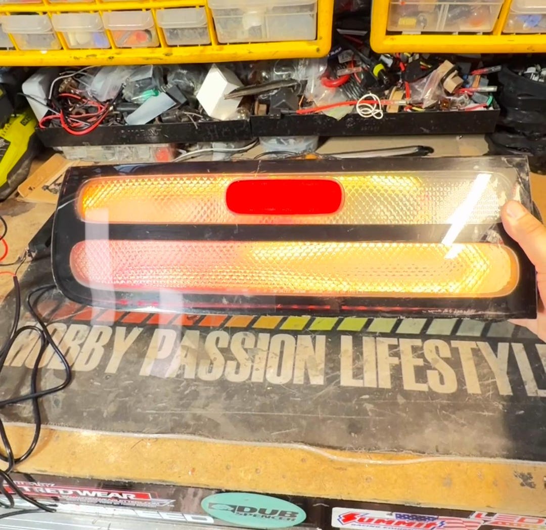 ヴィンテージ照明セット 1990 - 1996 Nissan 300ZX Z32 Custom Tail Lights - Etsy