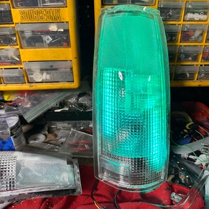 88-99 OBS Style All Clear Tail Lights with RGB