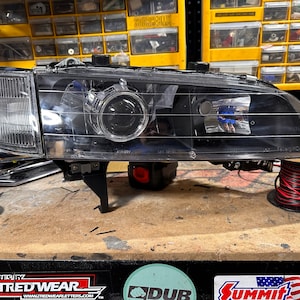 94-97 Honda Accord CB JDM Black Headlight Retrofits
