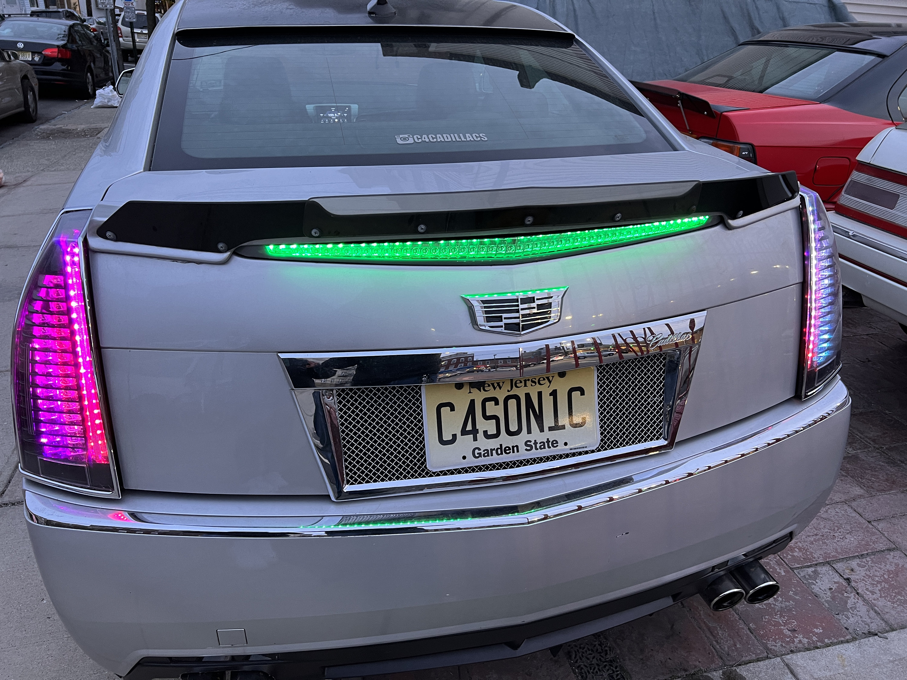 0813 Cadillac CTS Sedan RGB Taillights & Third Brake Light Etsy