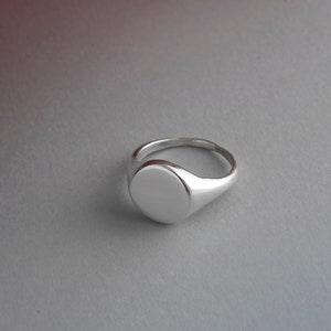 Chevalier TONDO argento, anello donna, anello donna argento 925,anello donna minimal, anello uomo argento, anello mignolo argento image 2