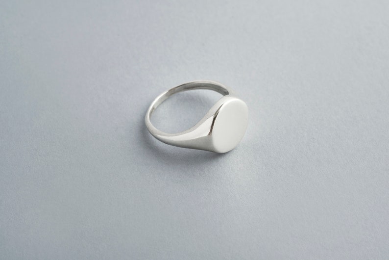 Chevalier TONDO argento, anello donna, anello donna argento 925,anello donna minimal, anello uomo argento, anello mignolo argento image 5