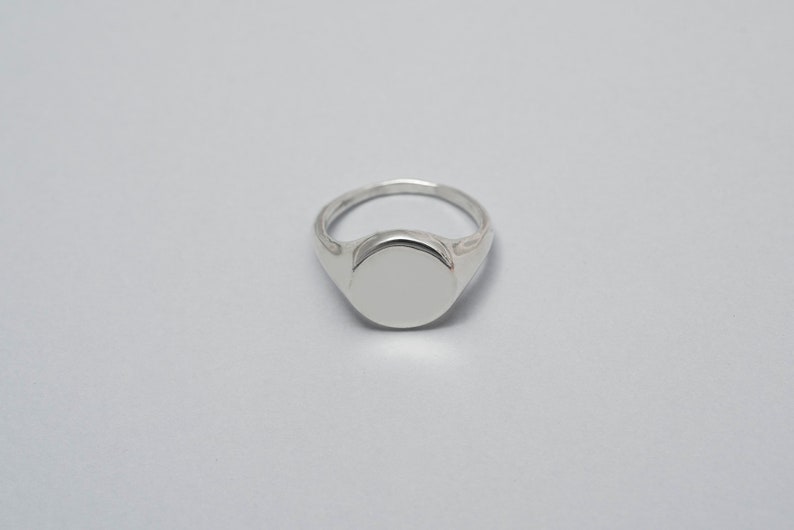 Chevalier TONDO argento, anello donna, anello donna argento 925,anello donna minimal, anello uomo argento, anello mignolo argento image 4