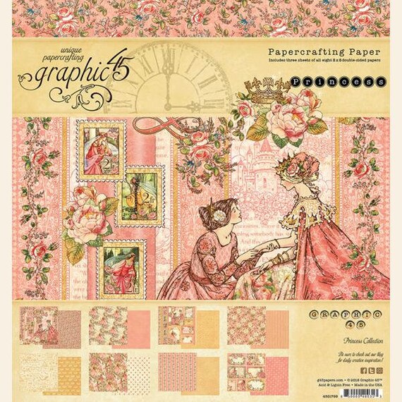 FLUTTER Paper Pad 8x8 Graphic 45