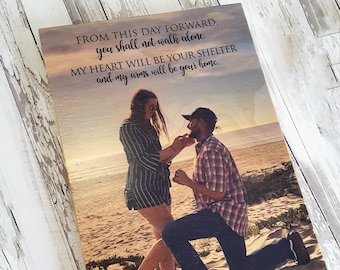 5th Anniversary Gift Wood,  5th Anniversary Gift for Wife, 5th Anniversary Gift for Couple,  Wood 5th Anniversary Gift, Couples Gift, Wood