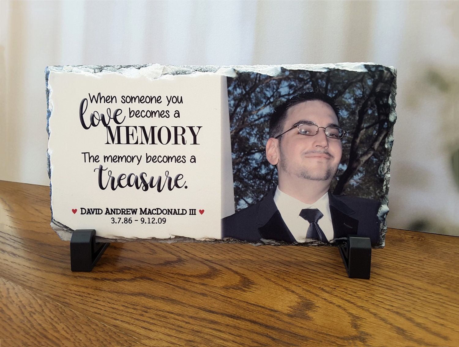 Loss of Son, Loss of Brother, Loss of Friend, Funeral Gift, Memorial Photo Gift, In Loving Memory, Sympathy Gift, Remembrance Gifts,Memorial