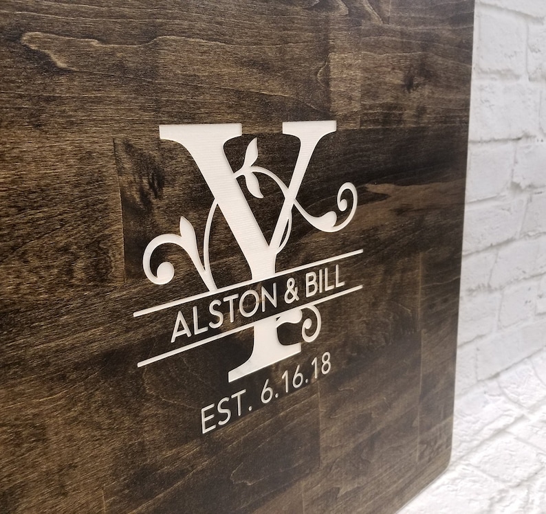 Wedding Guest Book, Carved Guest Book shops Alternative, Wood Wedding Sign, Guest Book