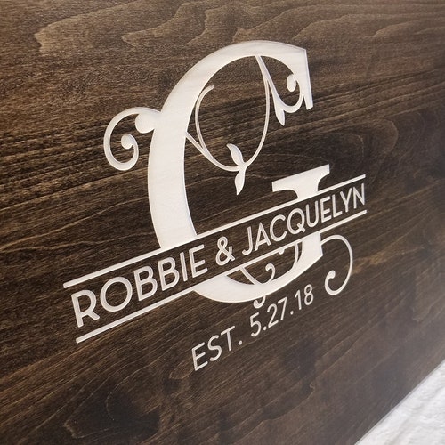 Wedding Guest Book, Carved Guest Book shops Alternative, Wood Wedding Sign, Guest Book