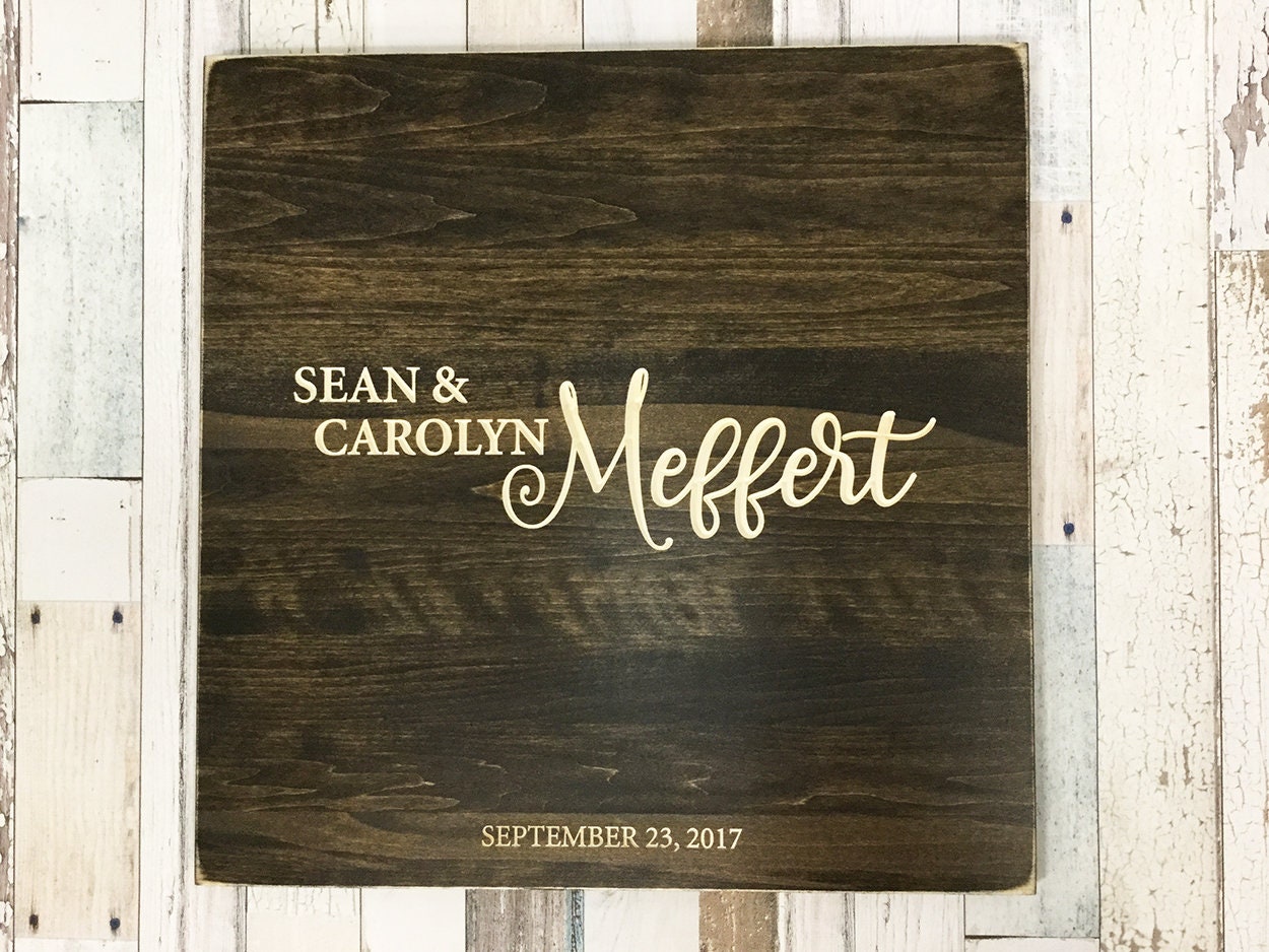 Personalized Wedding Guest Book Alternative - Emerald & Teal Heart Tree - Custom