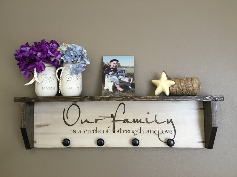 Be Still and Know That I Am God. Wall Shelf Kitchen Shelf Etsy