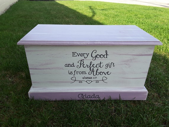 distressed toy box