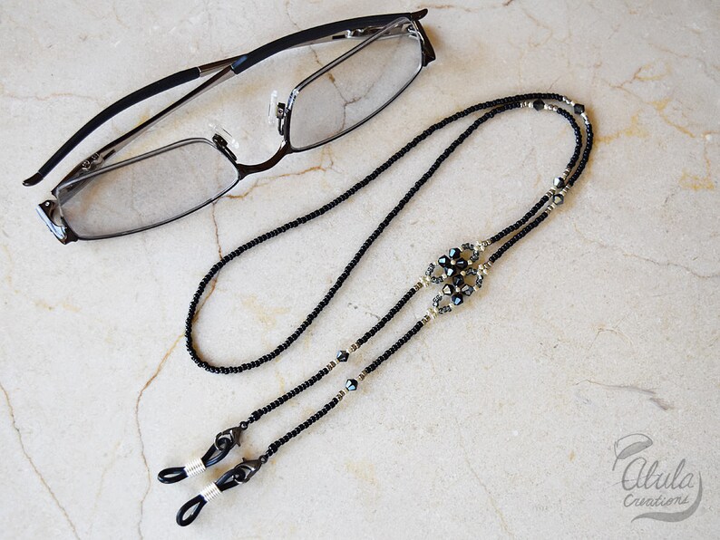 Sunglasses Holder Crystal Eyeglass Chain Eyeglass Holder Etsy