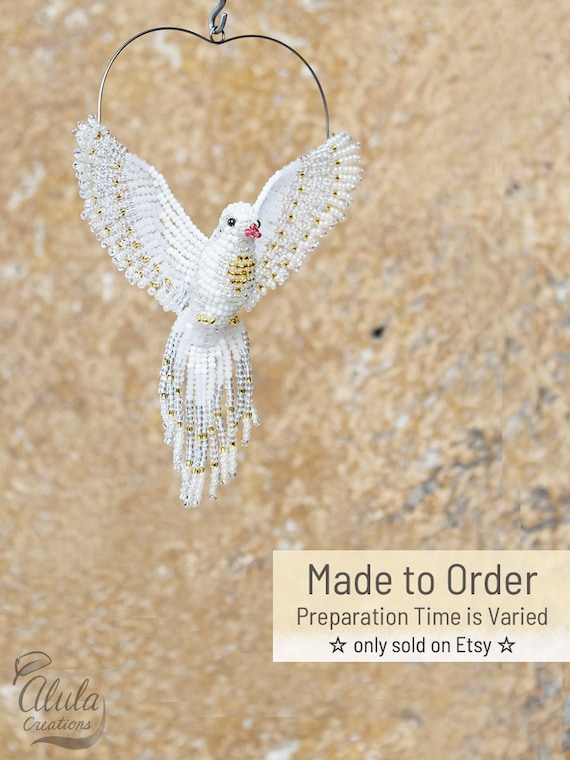 ビーズの鳥 白い 鳥 サンキャッチャー オーナメント ブローチ ネックレス ビーズ細工 室内装飾 壁飾り 鳥 Etsy 日本 ビーズの鳥 白い 鳥 サンキャッチャー オーナメント ブローチ ネックレス ビーズ細工 室内装飾 壁飾り 鳥 Etsy 日本