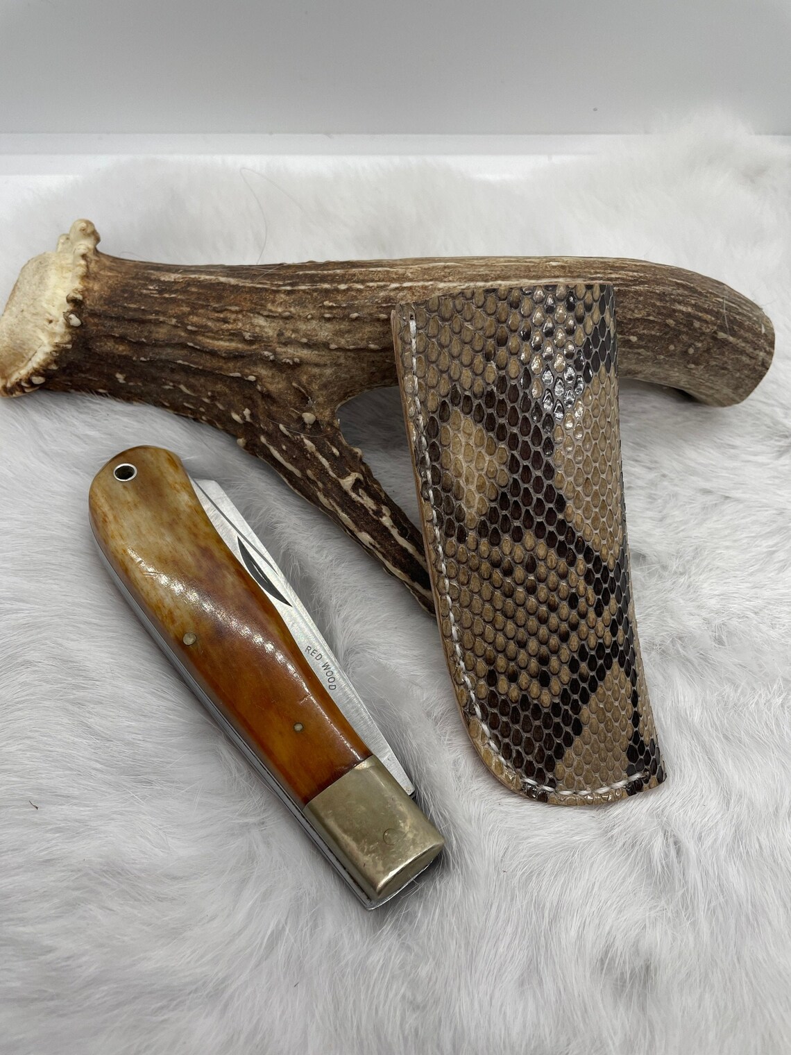 Genuine Python Skin Knife Sheath Snake Skin Knife Sheath Etsy