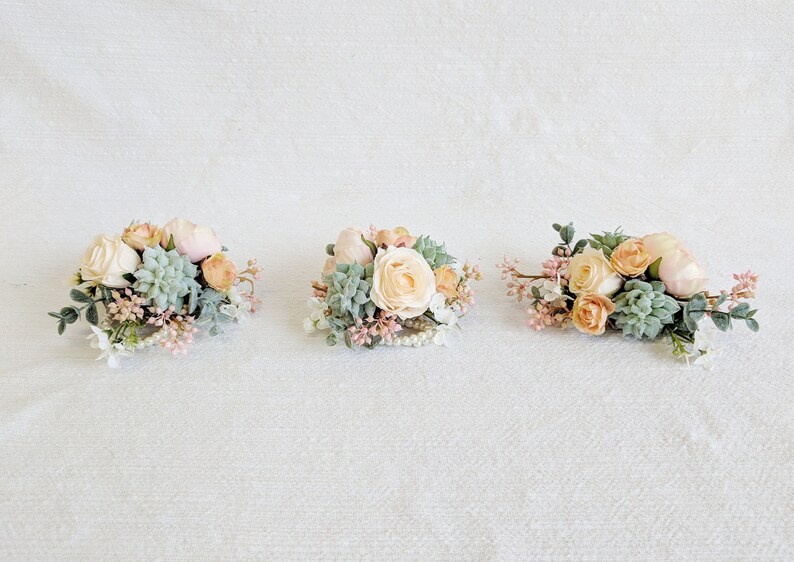 Silk Flowers Wedding Corsage The Faux Bouquets Corsage Wedding Flowers Flower Corsage Silk Flower Corsage