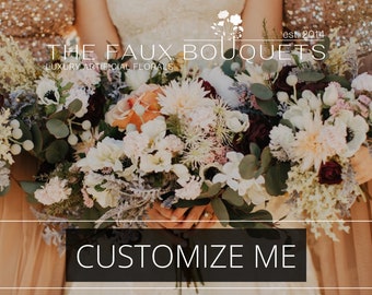 Artificial Flower Bouquet, Wedding Flower Sets, Bridal Bouquet, Wedding Bouquets, Faux Flowers, Bridesmaids Bouquets, Boutonniere, Corsage