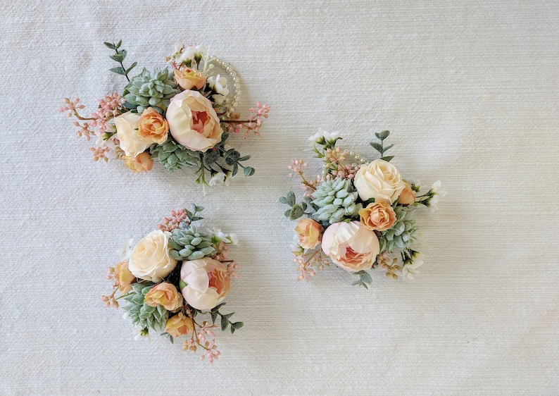 Silk Flowers Wedding Corsage The Faux Bouquets Corsage Wedding Flowers Flower Corsage Silk Flower Corsage