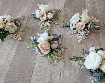 Corsage, Wedding Corsage, Flower Corsage, Succulent Corsage, Rustic Corsage, Silk Flower Corsage, Wedding Flowers, Mother's Corsage