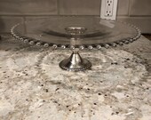 Candlewick Mayflower Sterling Cake Stand