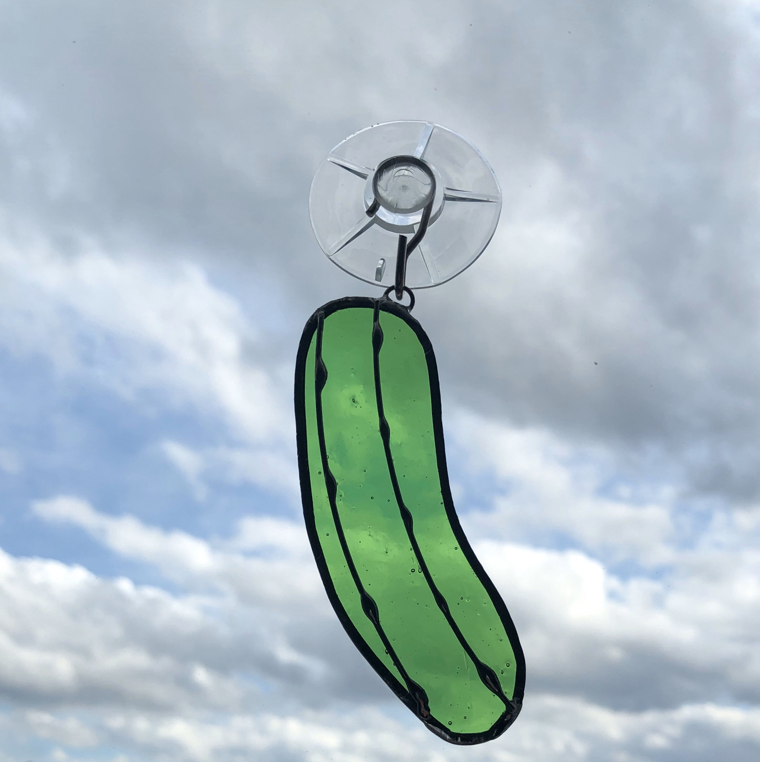 Christmas Pickle Tradition/ Stained Glass pickle/ Christmas Etsy