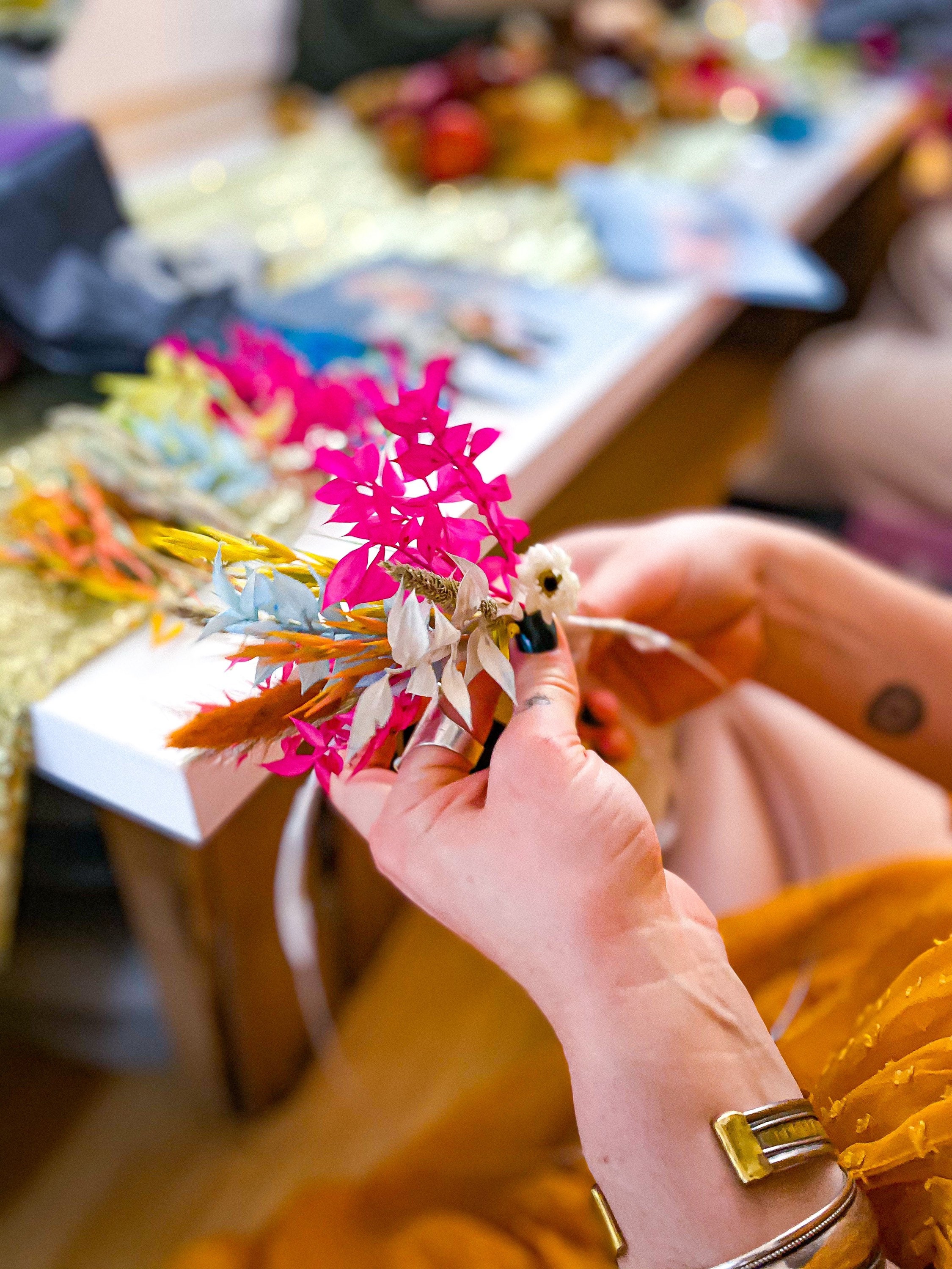DIY Dried Flower Crown Kit. Classic Full Crown. Any Size Etsy