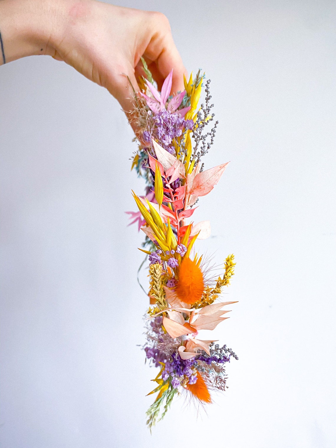 DIY Dried Flower Crown Kit. Classic Half Crown. Any Size Etsy