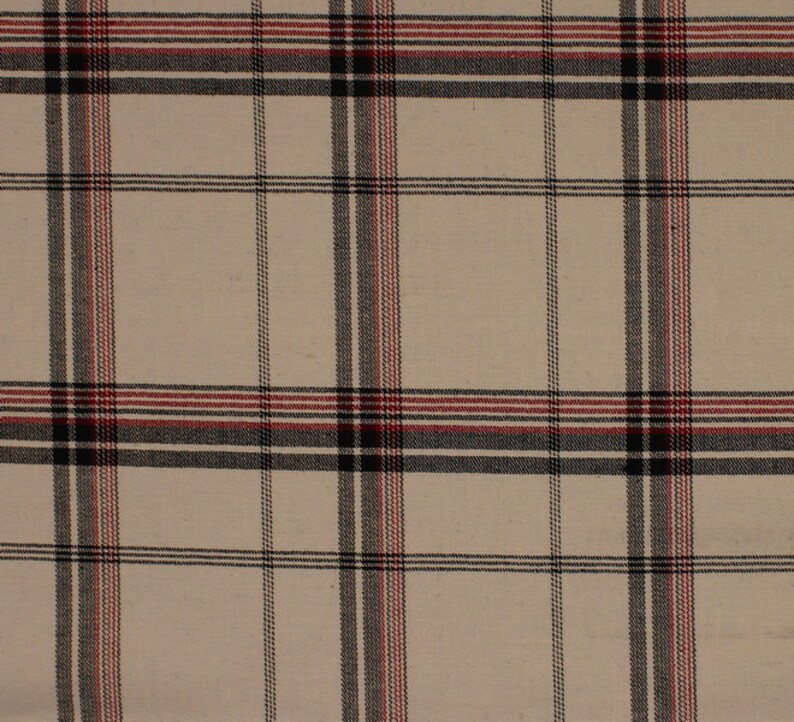 The Stretch Twill Plaid Fabric STTW3F1085 Etsy