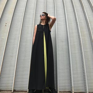 Linen Dress, Long Linen Dress, Kaftan Linen Dress, Maxi Linen Dress, Women Linen Dress, Women Black Dress, Plus Size Dress, Black Dress