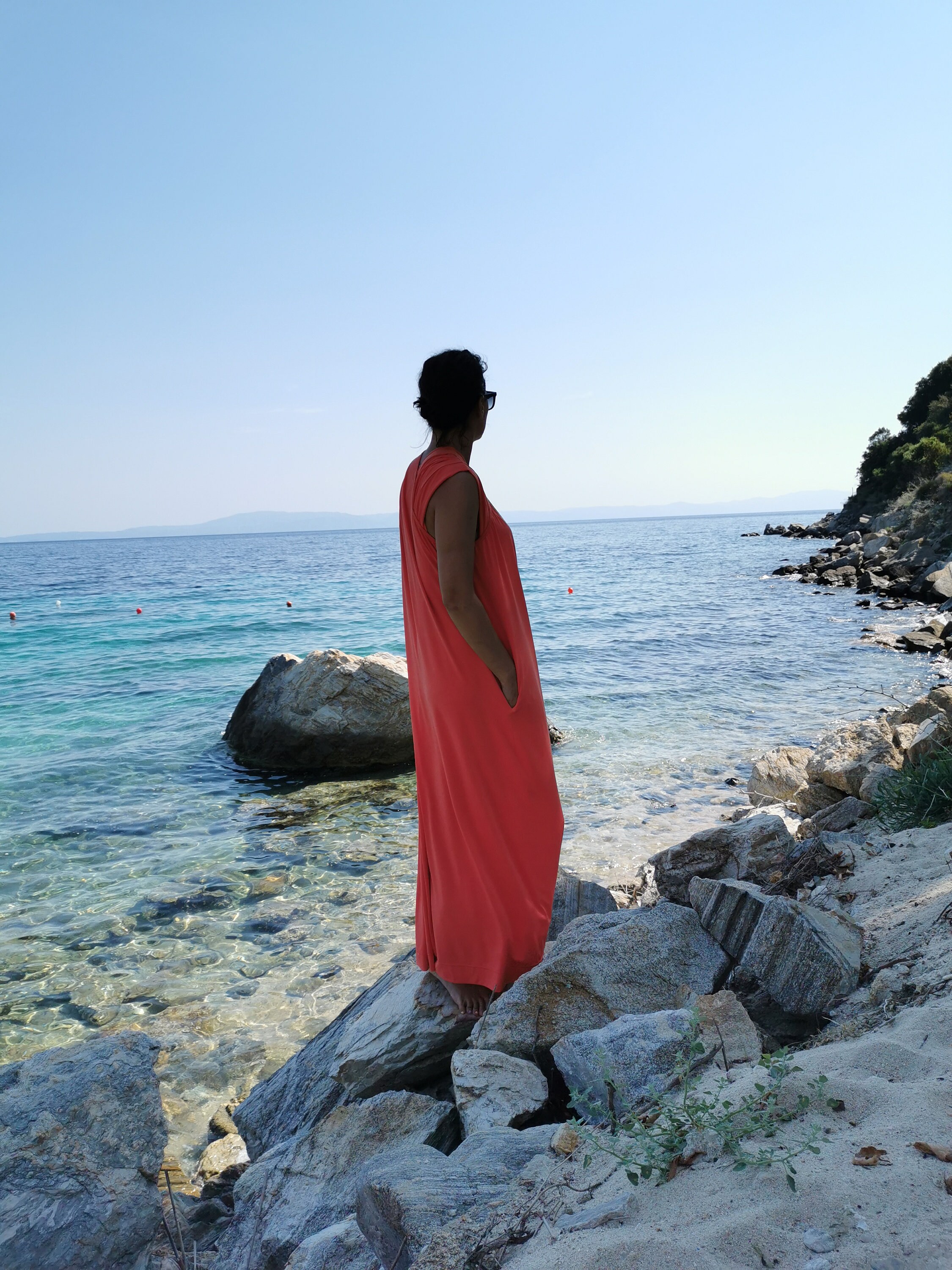 'S SOLEZIA[ソレジア] Asymmetrical Pleated Flare One Piece Sophia Asymmetrical Dress – K Luxe Wear