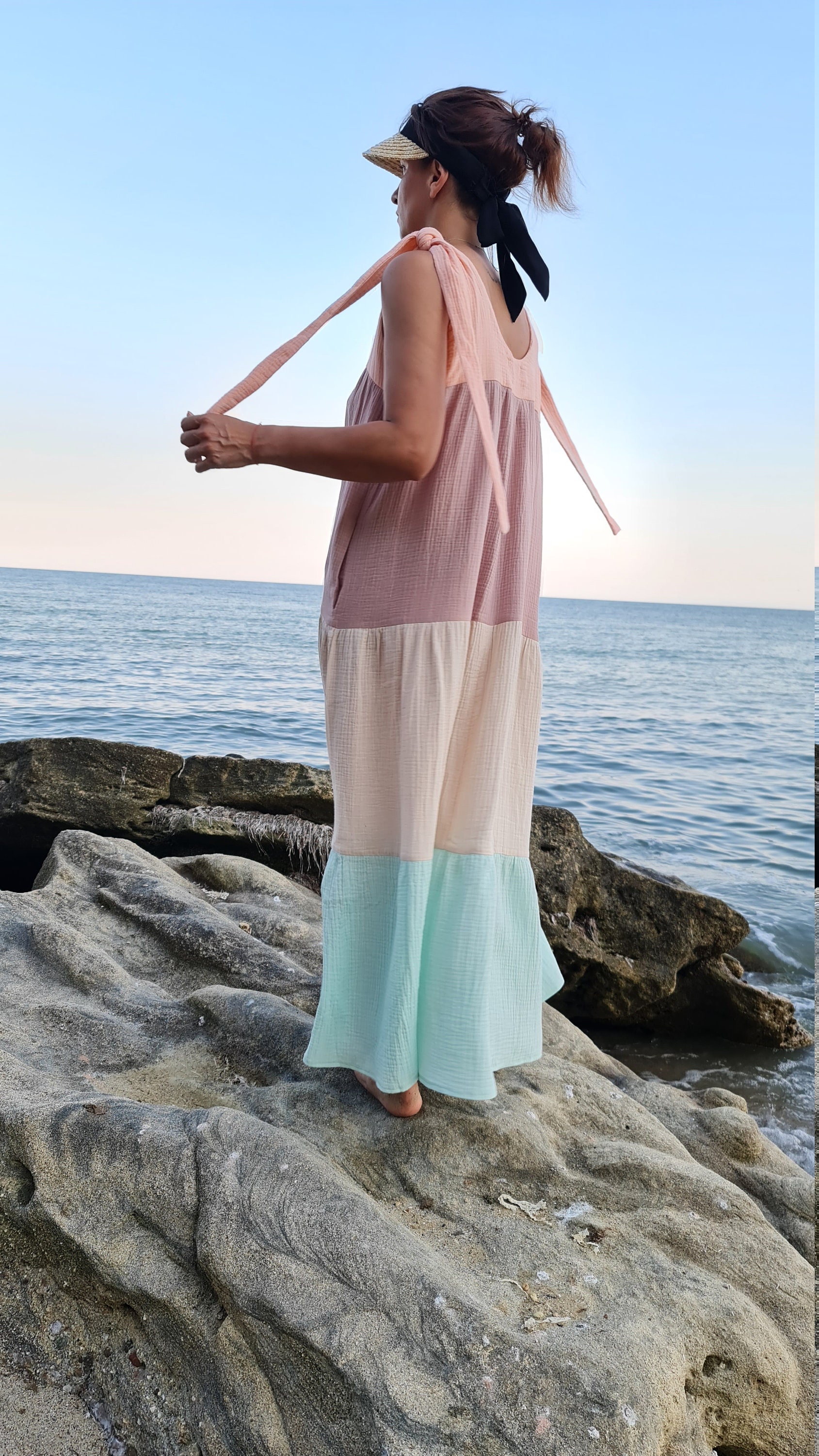 Amazon.com: Cotton Gauze Dresses for Women Summer Short