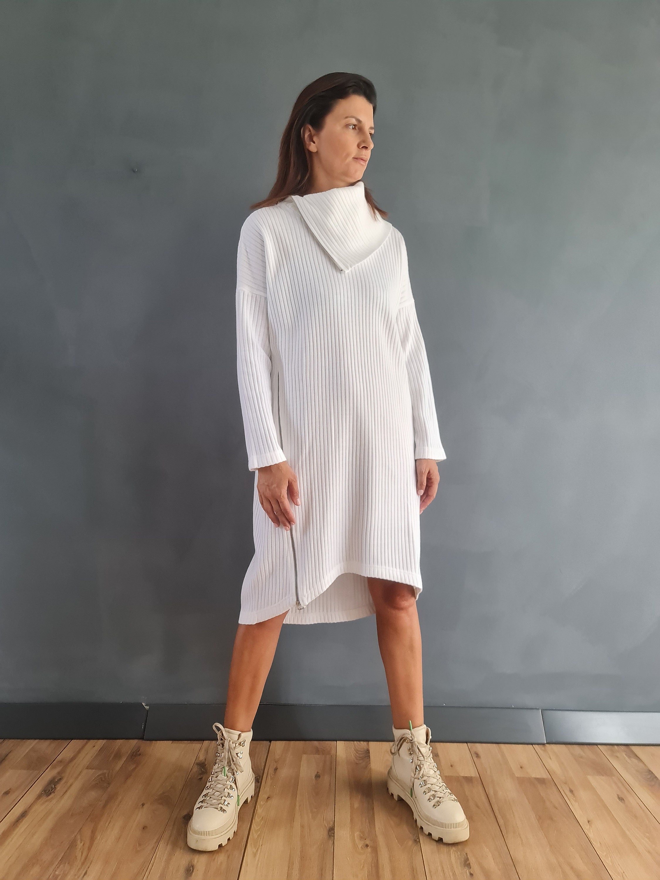 【新品タグ付】Constructive Knit Jumper Skirt 白 Constructive Knit Jumper Skirt（white）